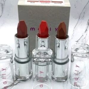 MALLY H3 GEL LIPSTICK TRIO BERRY PEACH ( BUFF, CORALINE, SHEERLY)boxed Seal(231)